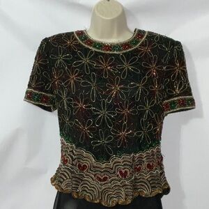 💲Laurence Kazar Top, Sz. M, Skirt